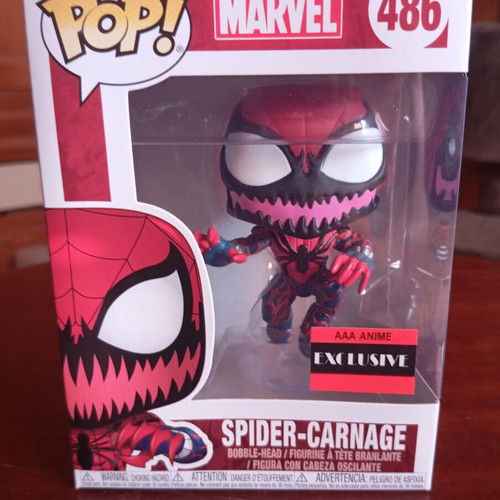 Funko Pop Spider-Carnage AAA Anime Exclusive new