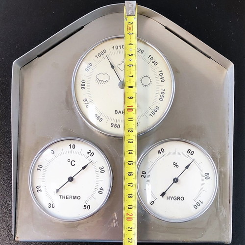 Inox Weather Station thermometer, barometer, hygrometer like new