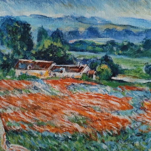 Oil painting inspired by Claude Monet, new, 35x25 cm