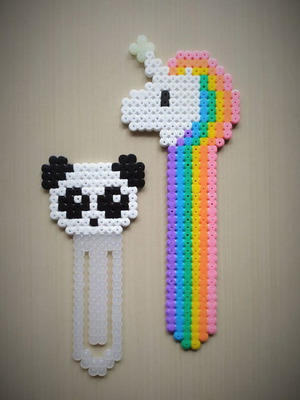 Set of 2 Handmade Kids Bookmarks