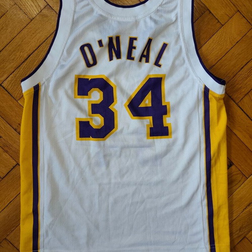 Los Angeles Lakers Jersey Champion Kids vest used with O'Neal 34