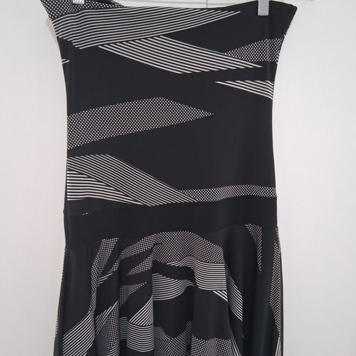 Ysatis Strapless Dress Like New, Black and White, Size S