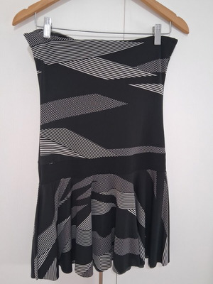 Ysatis Strapless Dress Like New, Black and White, Size S