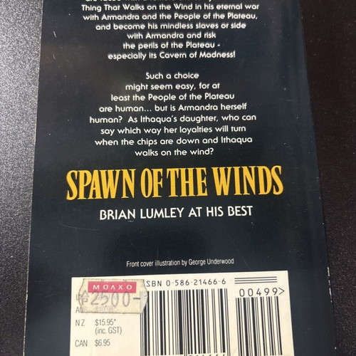 Spawn of the Winds Brian Lumley used book