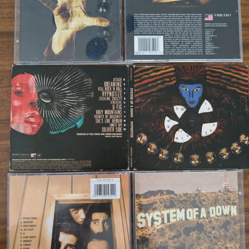 System of a Down pack of 3 used original metal CDs