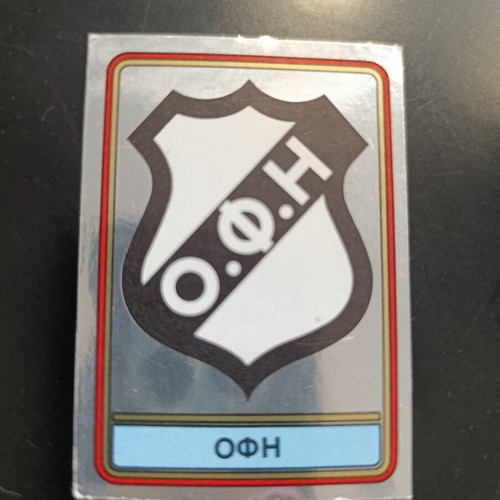 Panini Football 82 Silver Badge Sticker OFI #214
