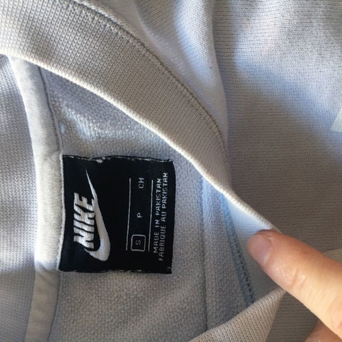 Nike Men's Piqué Sweatshirt Like New, Beige, Size S