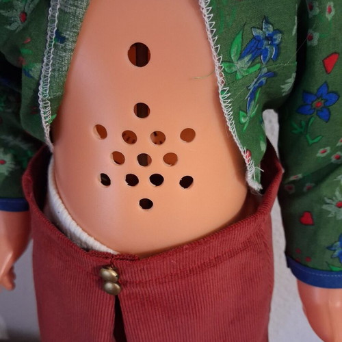 Large German doll used, 60 cm
