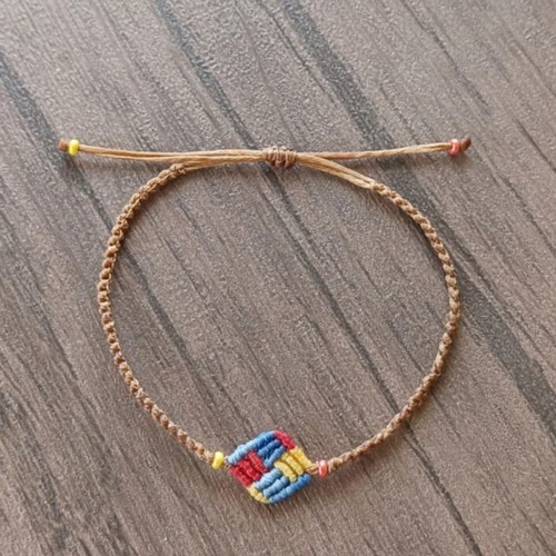 Macrame children's bracelet new, multicolor adjustable