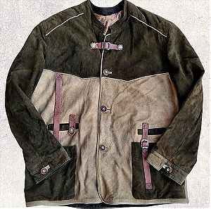 Suede leather jacket πανωφόρι