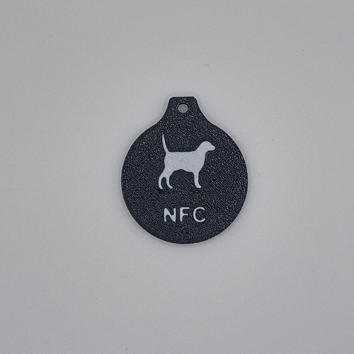 NFC pet tag made to order, customizable