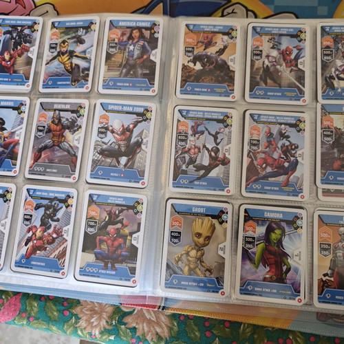 Marvel Mission Arena Album with 193 Cards like new
