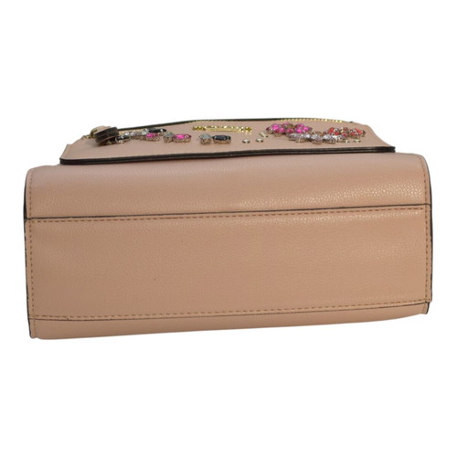 My Twin by Twinset nude pink bag with crystals and detachable pouch like new
