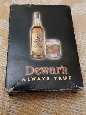 Dewar's Always True Vintage 90s Collectible Playing Cards like new