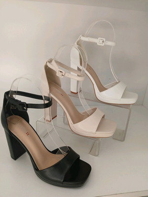 Women's sandals new with thick heel in 3 colors