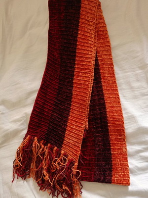 Handmade velvet scarf like new