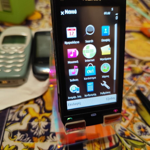 Nokia C5-03 phone used, black, up to 7.9 MP camera