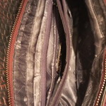 Doca handbag used, purple without strap