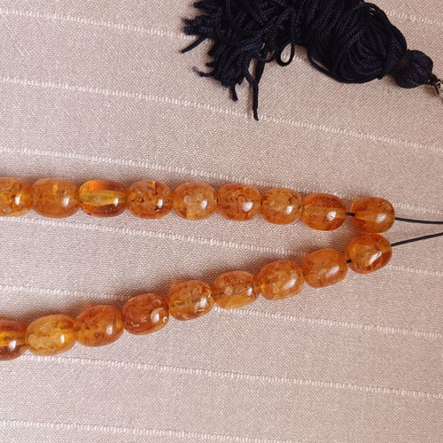 Komboloi used, rare Turkish bakelite Baga Osmanli with 25 beads