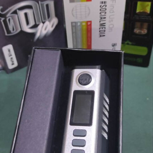 Dovpo Box Odin 100W brushed silver like new