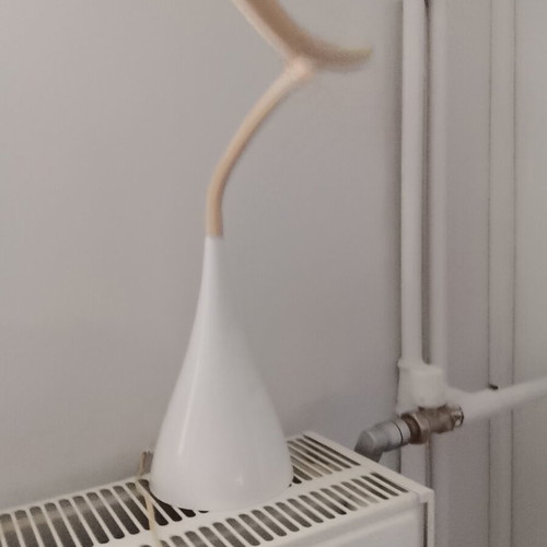Led touch desk lamp with flexible neck, modern design