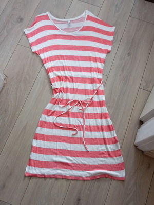 Soyaconcept dress like new, size M, white and red