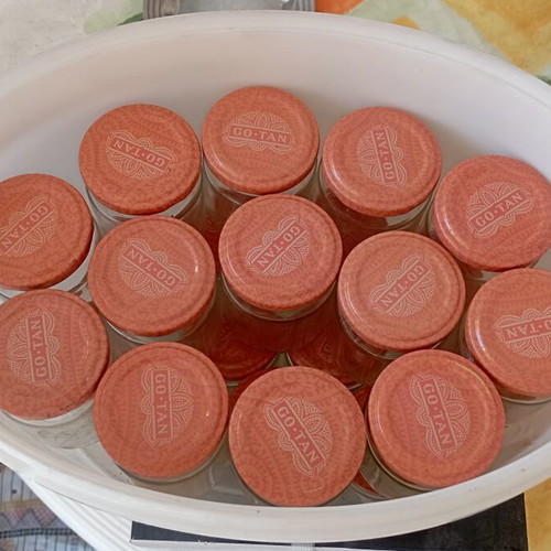 Glass jars set of 24 with lids