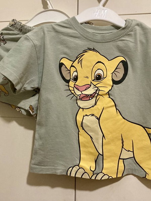 Lion King H&M pajamas set like new, boy 12-18 months