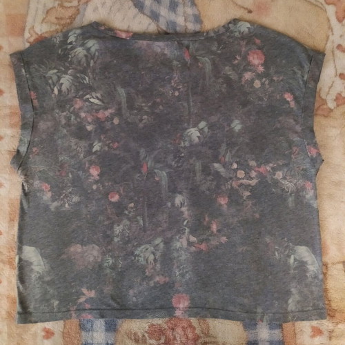 Pull & Bear Oversized Blouse Size S Like New Multicolor