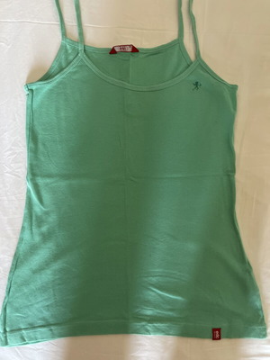 Esprit women's camisole tank top used, size M, mint green, 100% cotton