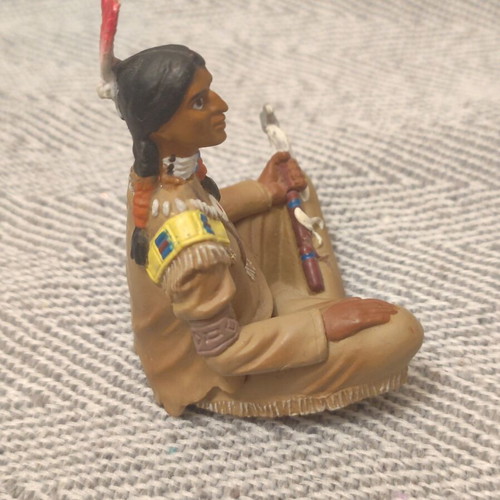 Bullyland Indian Figures set of 3 handpainted vintage used