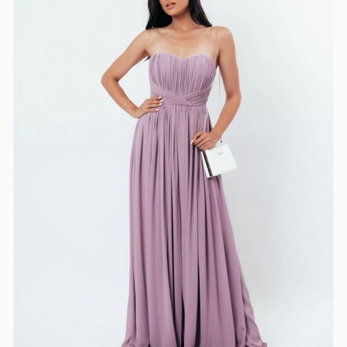 Women's formal dress pink like new, size small