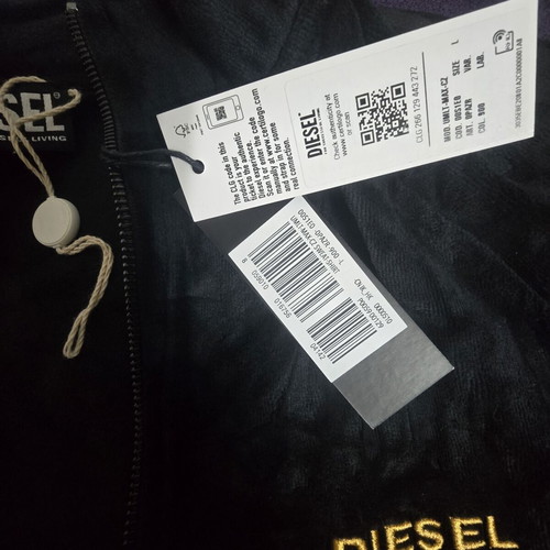Diesel Max Cz sweatshirt size L, black