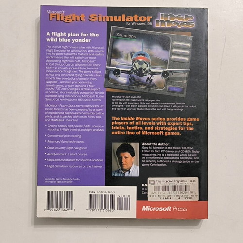 Strategy Guide Microsoft Flight Simulator for Windows 95 like new
