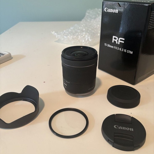 Canon RF 15-30mm F4.5-6.3 IS STM lens, like new