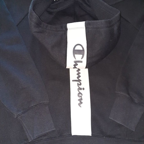 Champion men's hoodie jacket used, black and white