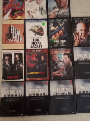 Θήκες DVD μεταχειρισμένες, σετ 15 άδειες συλλεκτικές θήκες