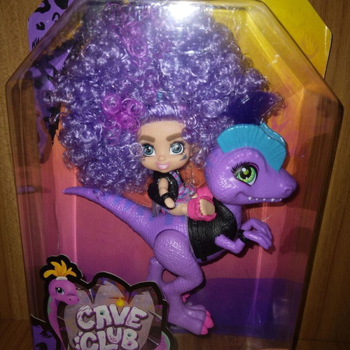 Mattel 2021 Cave Club tots Rebel Tot & Dino doll new