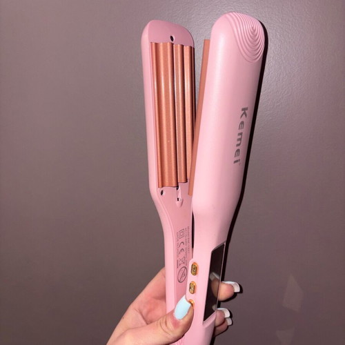 Pink hair crimper new