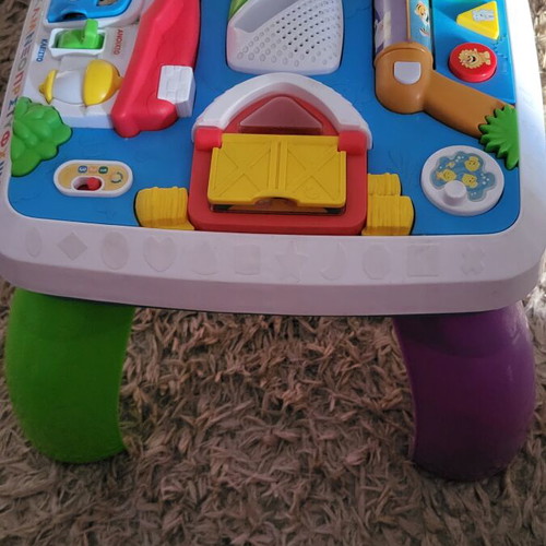 Activity table for toddlers with sounds