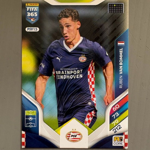 Van Bommel Eindhoven PSV15 Panini FIFA Adrenalyn 365 2025-26 like new