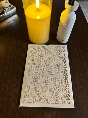 Invitation envelopes with laser cut border, new, pack of 187 pieces