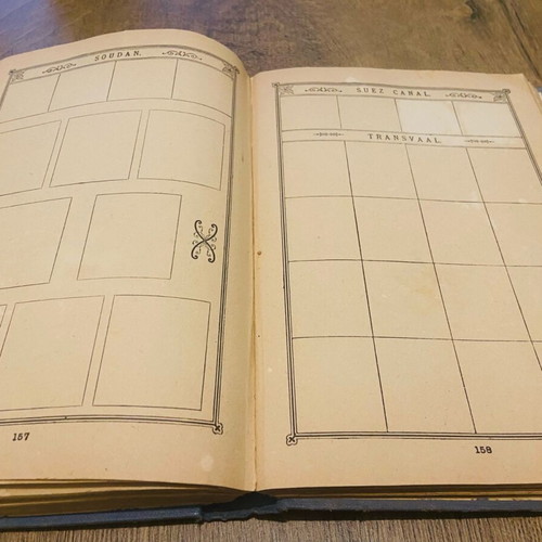 Lincoln stamp album used, 10th edition, circa 1910