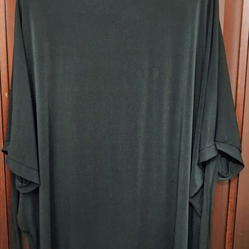 Black Oversized Batwing Sleeve Tunic Plus Size XL-XXL new
