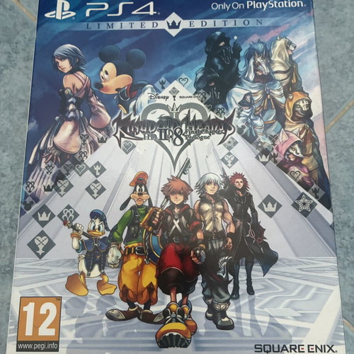 Kingdom Hearts 2.8 Limited Edition PS4 game like new with Disney collectible pin