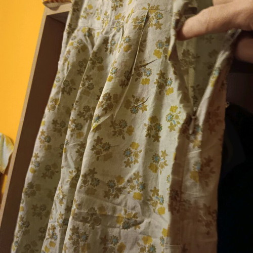 Helmi printed summer dress like new, size L, multicolored green