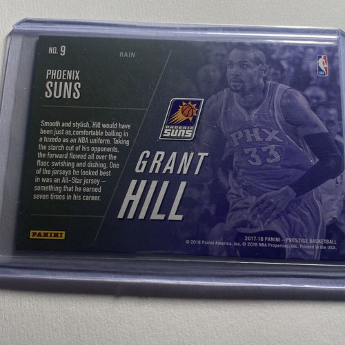 2017-18 Panini Prestige All-Time Greats Grant Hill Rain Parallel card new
