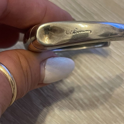 925 585 silver-gold bracelet, handmade