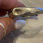 925 585 silver-gold bracelet, handmade