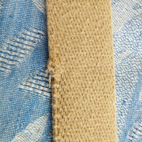 Two adjustable fabric belts, Diesel beige and khaki